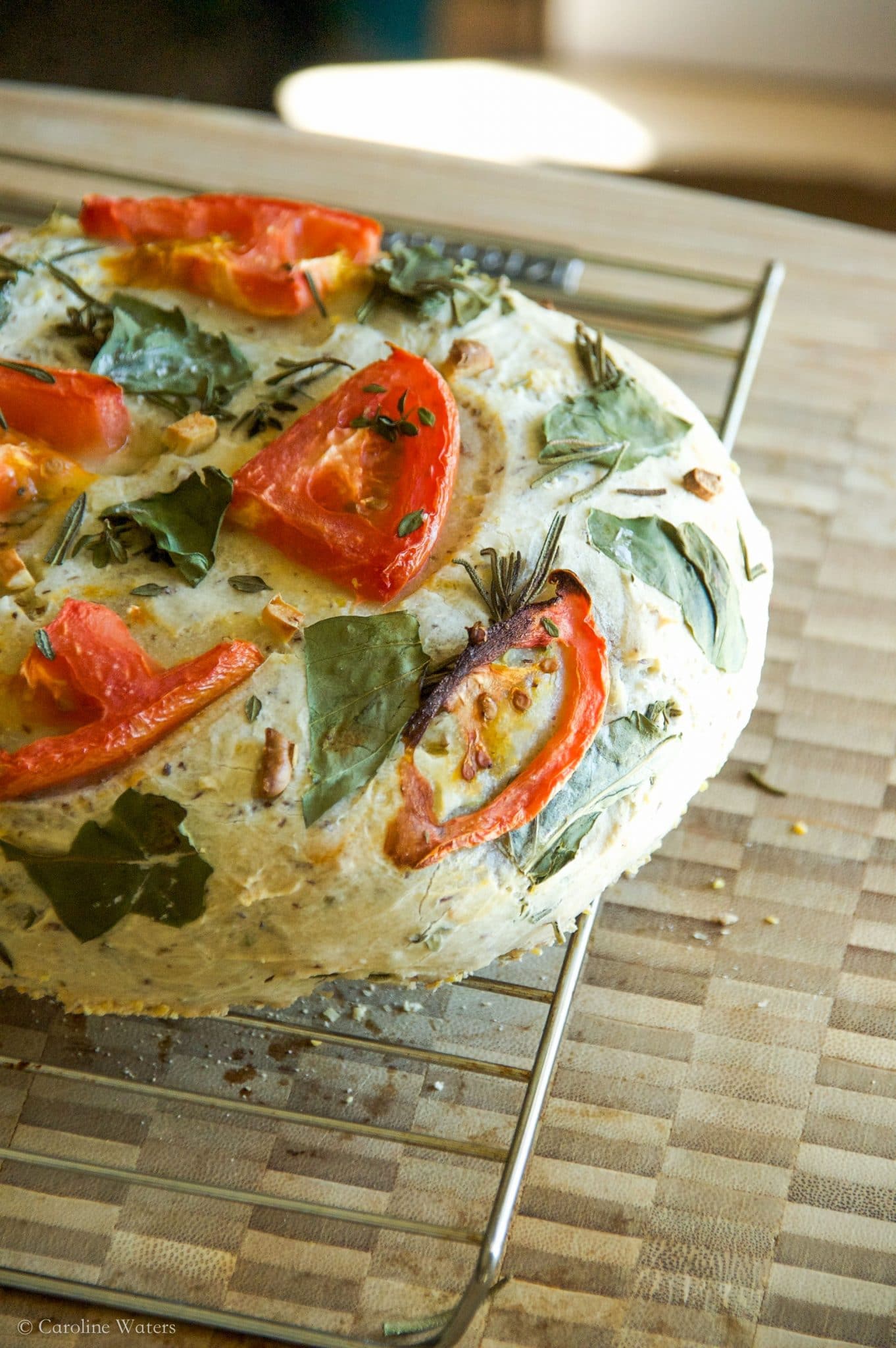 Gluten Free Tomato Herb Focaccia Bread RDLicious Registered
