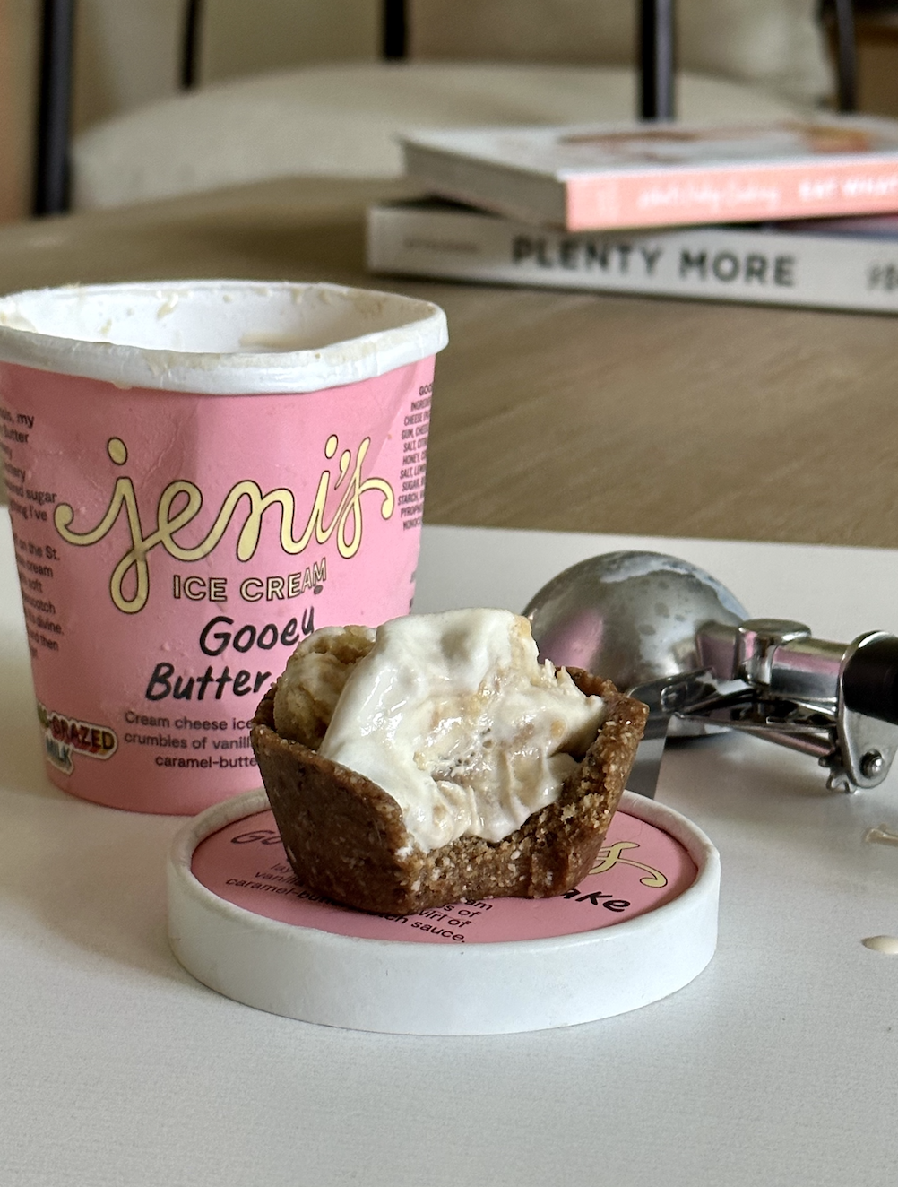 date cookie ice cream cups