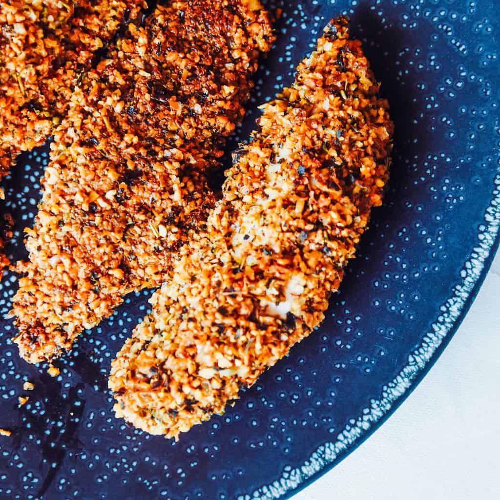 Chickpea Coated Crispy Chicken Tenders RD-Licious - Registered Dietitian 