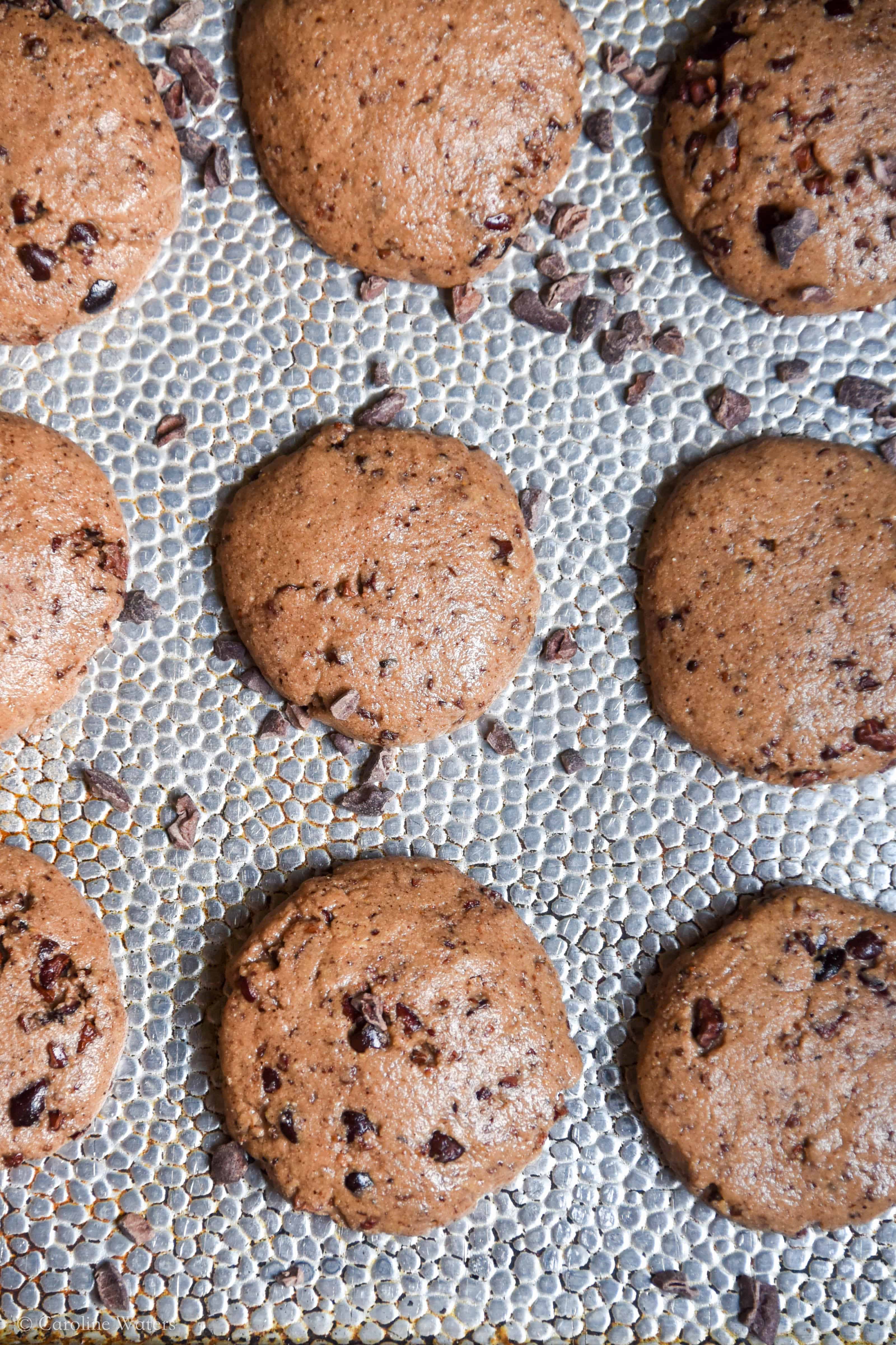 chewy tahini cookies