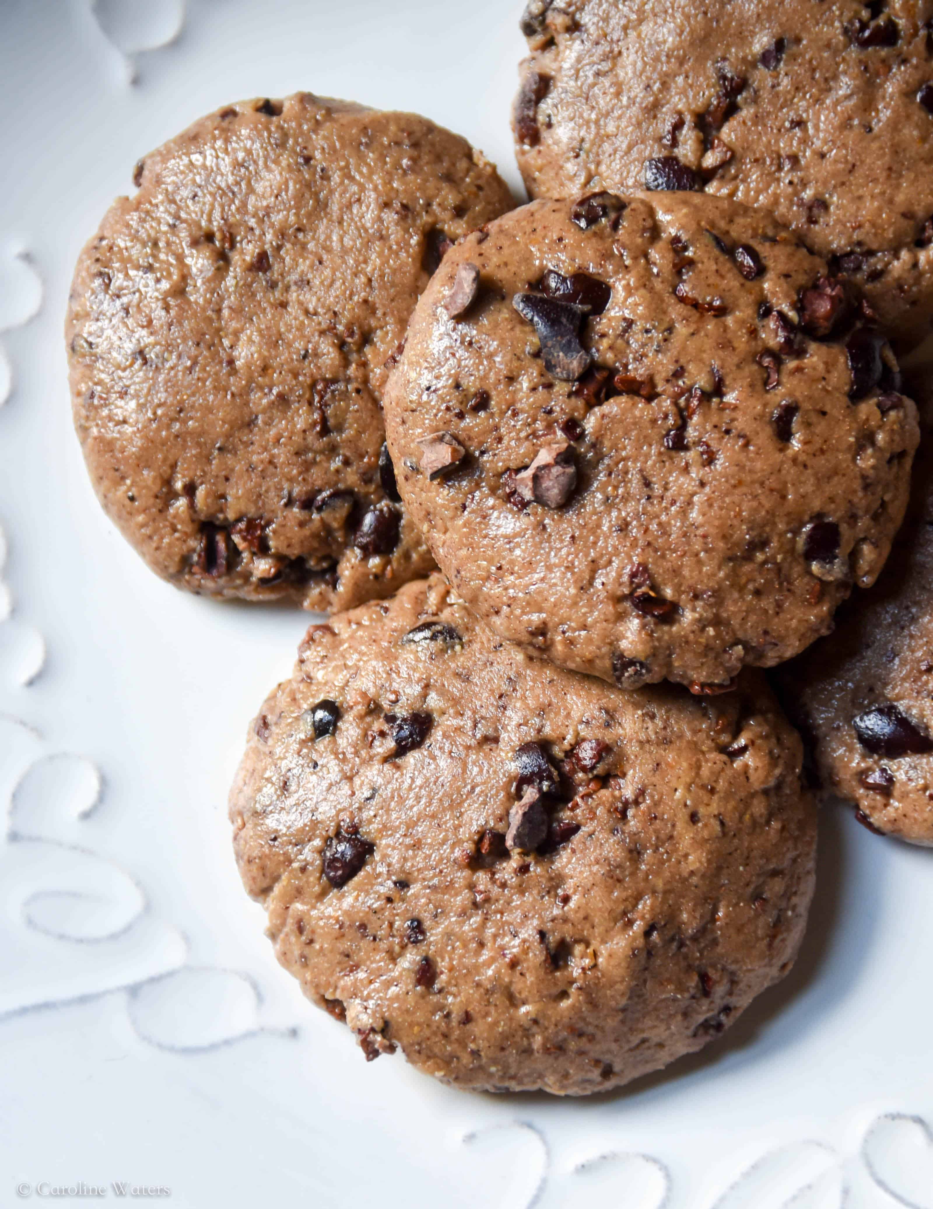 chewy tahini cookies