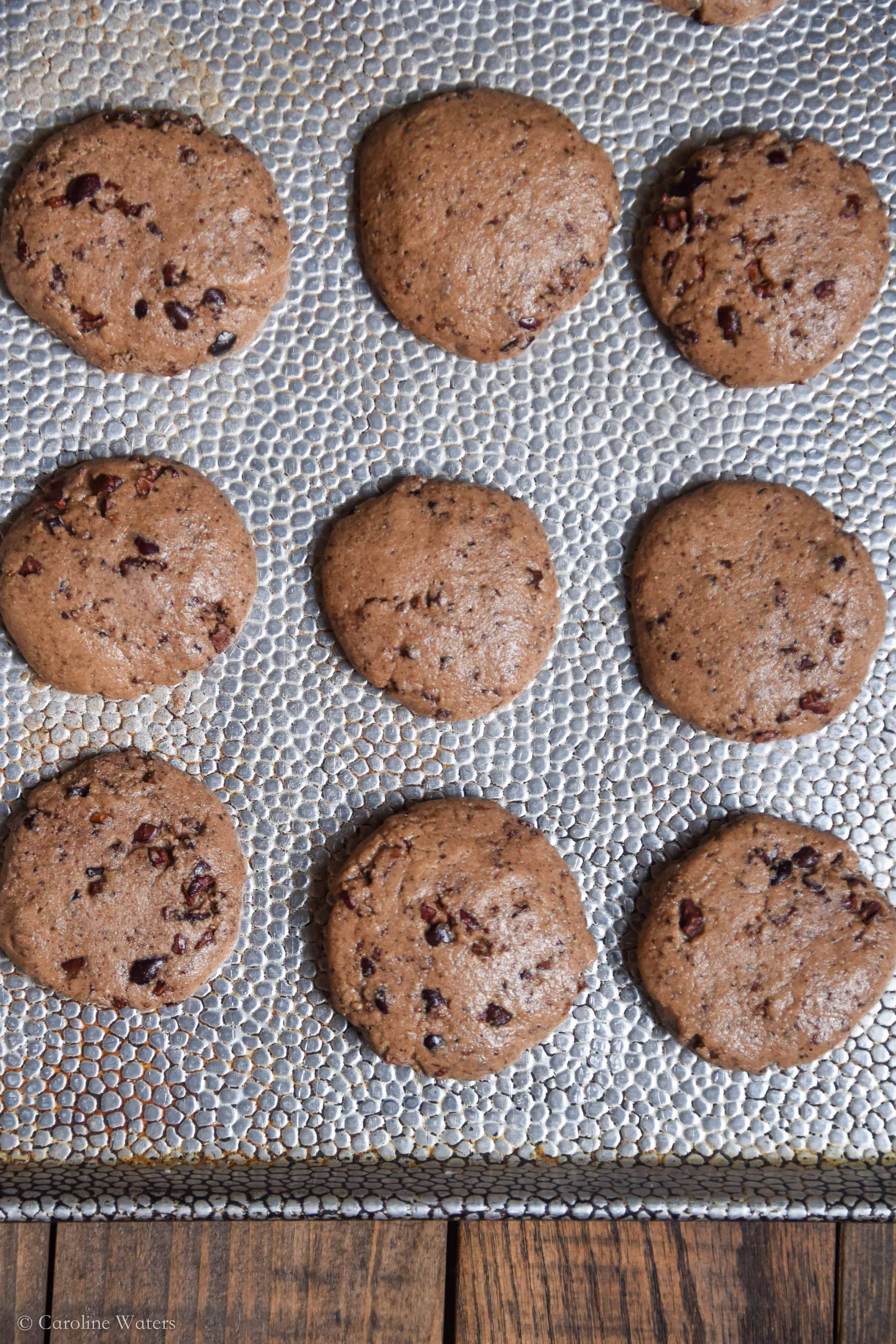 chewy tahini cookies