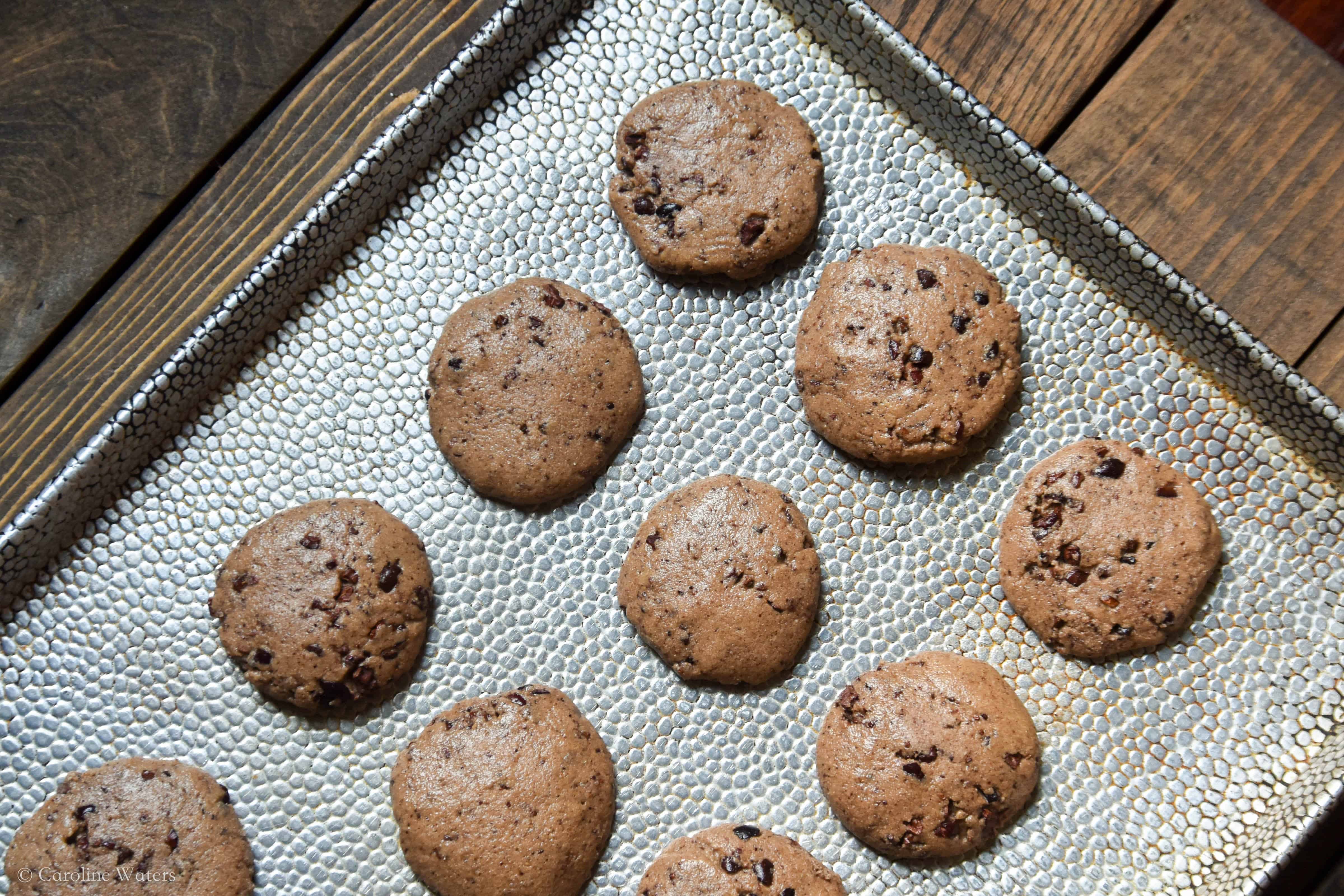 chewy tahini cookies