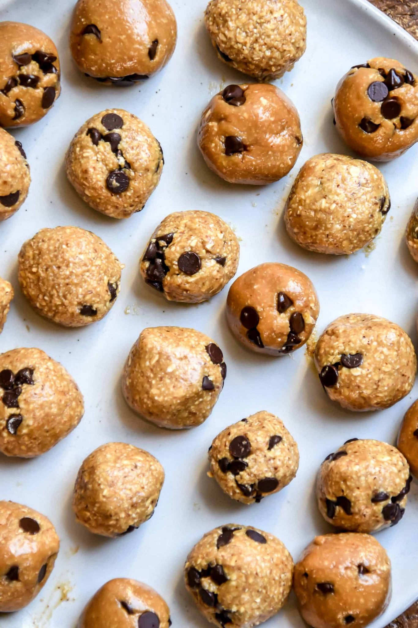 vegan cookie dough energy balls