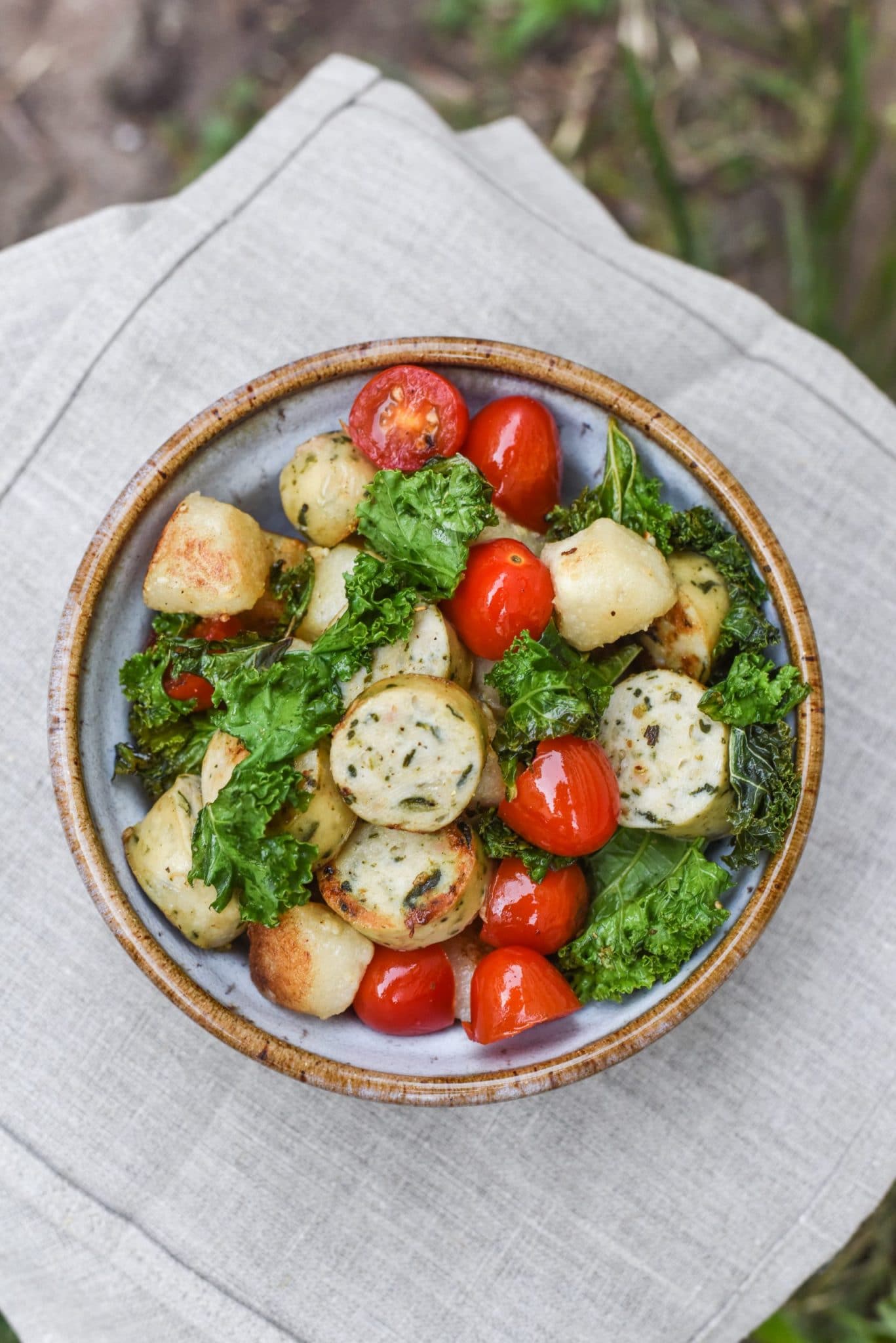 Trader Joes Cauliflower Gnocchi & Chicken Sausage RDLicious