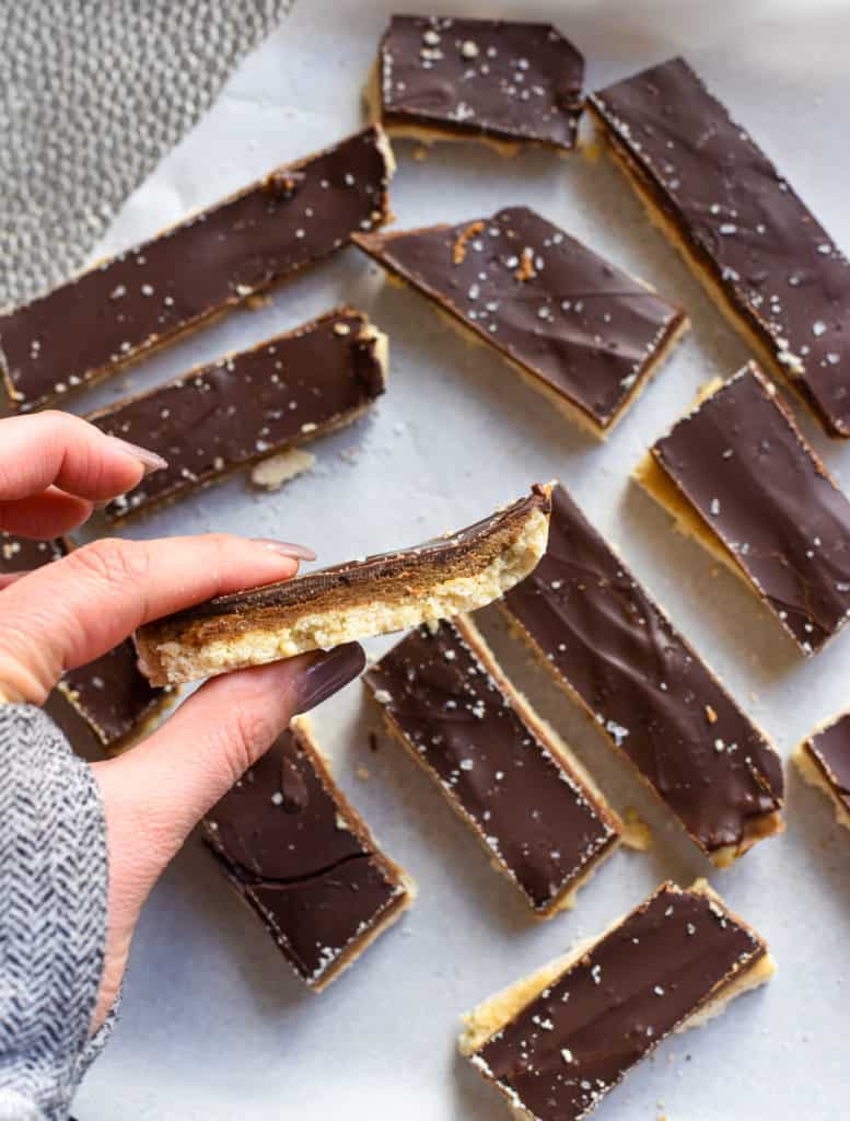 Healthier 'Twix' Bars Vegan