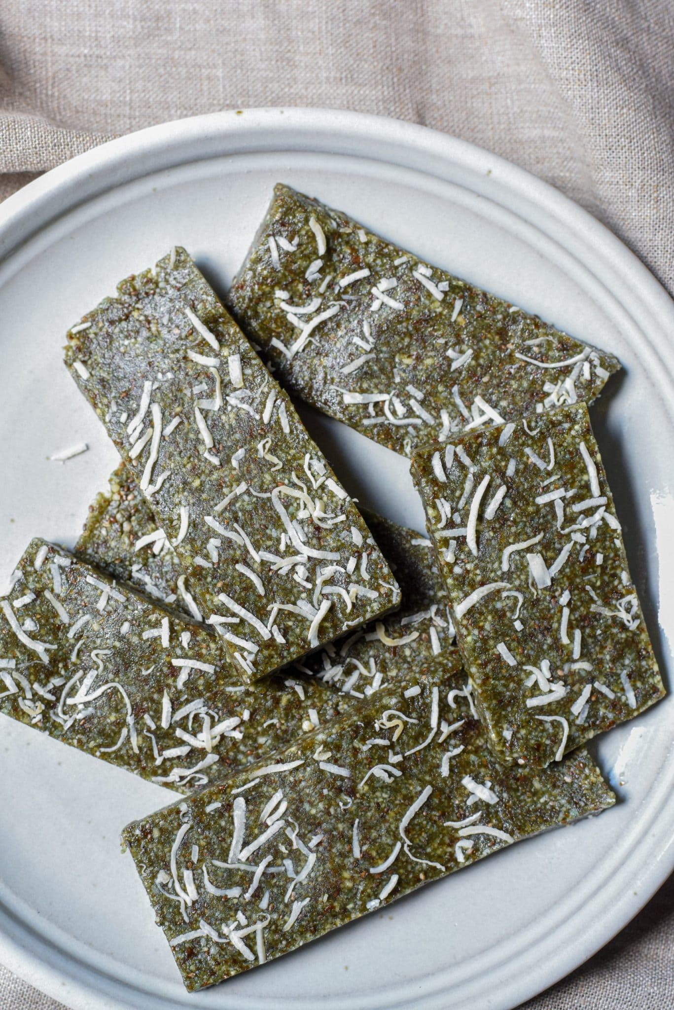 Chewy Blue Spirulina Energy Bars RDLicious Registered Dietitian