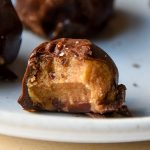 Chewy Salted Caramel Date Truffles