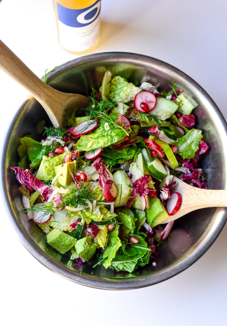 Nourishing Spring Salad with Champagne Vinaigrette | RD-Licious ...