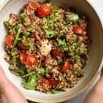 caprese quinoa salad