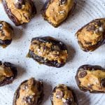 chickpea cookie dough date bombs