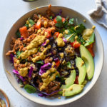 vegan taco bowl