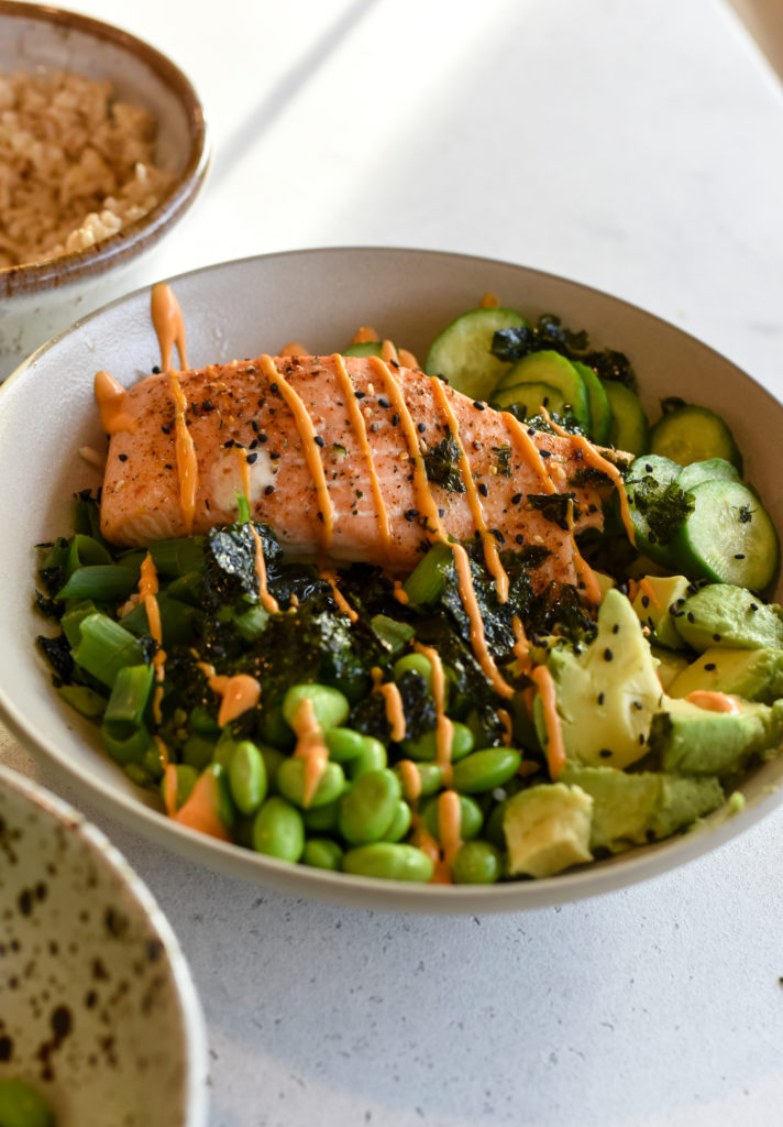 Simple Salmon Rice Bowl | RD-Licious - Registered Dietitian - Columbia, SC