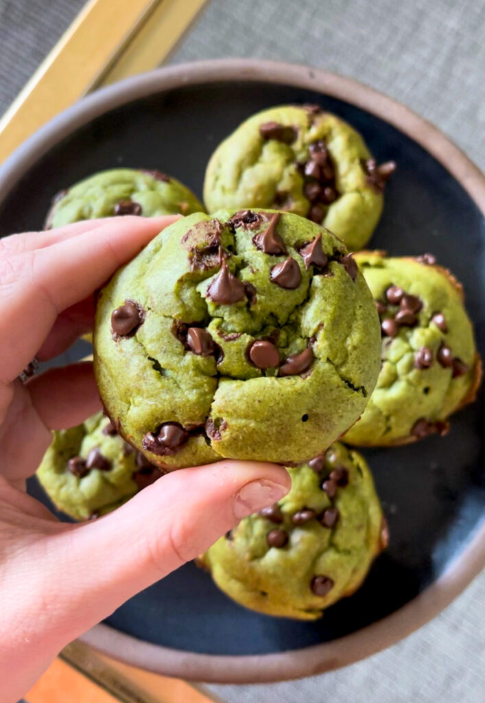 blender green muffins